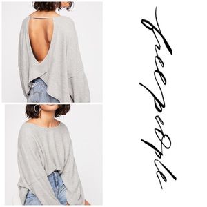 Free People “Love Me” Thermal - Oversized Crop